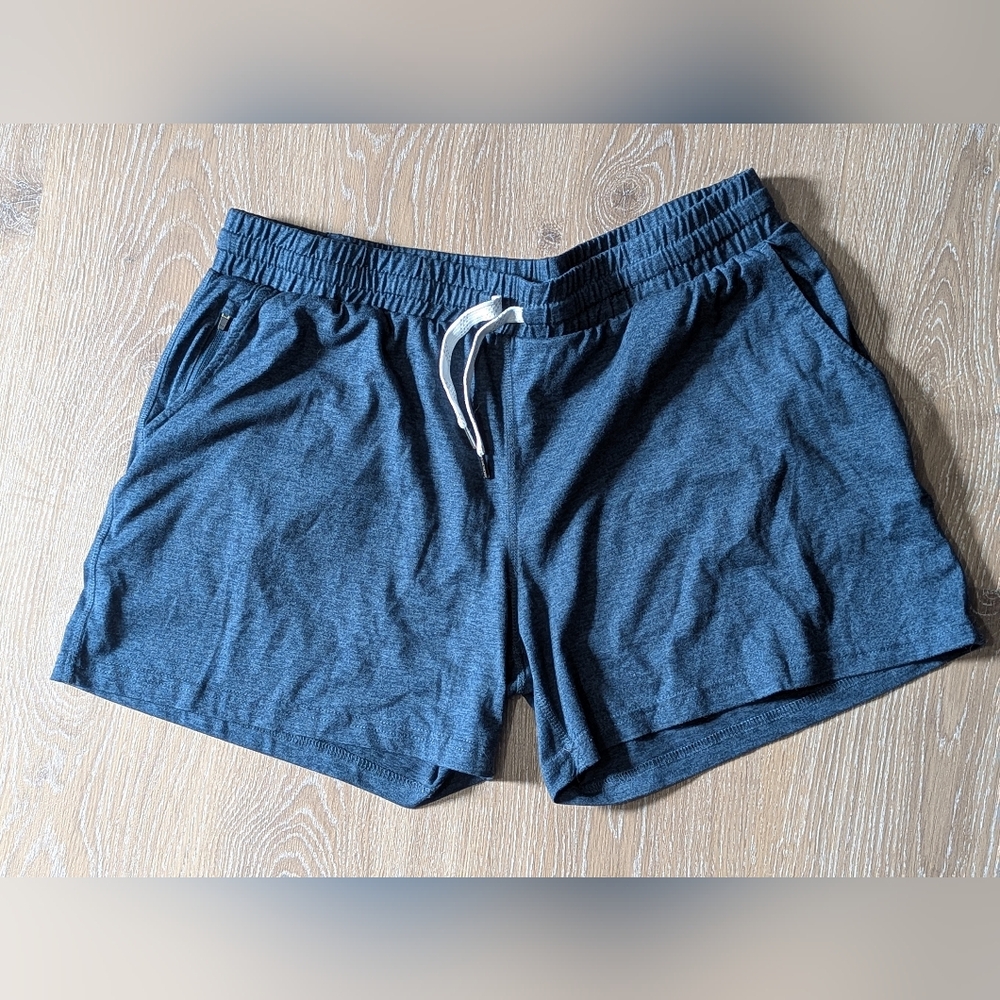 Pacific Trail‎ Women's Athletic Drawstring Shorts Dark Heather Blue